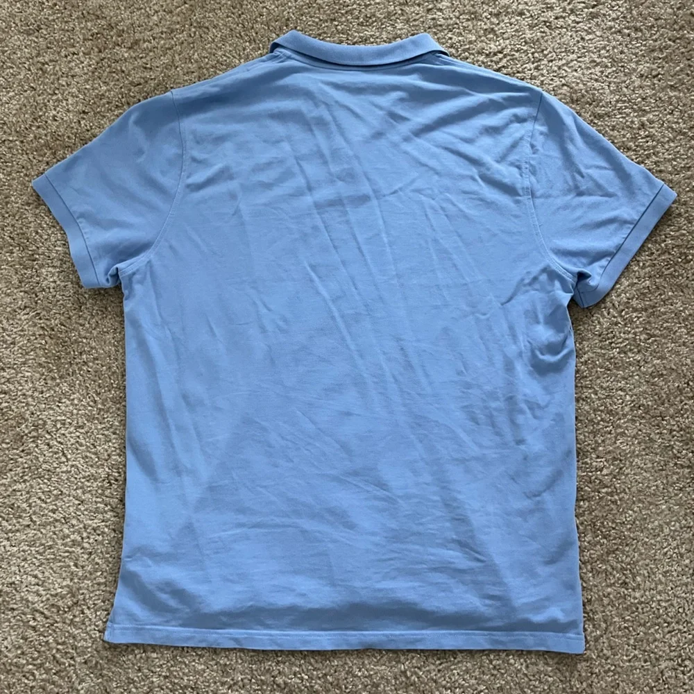 J. Crew Blue Cotton Classic Polo Shirt